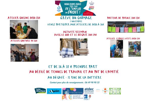 Grève du Chômage le jeudi 7 novembre 2024